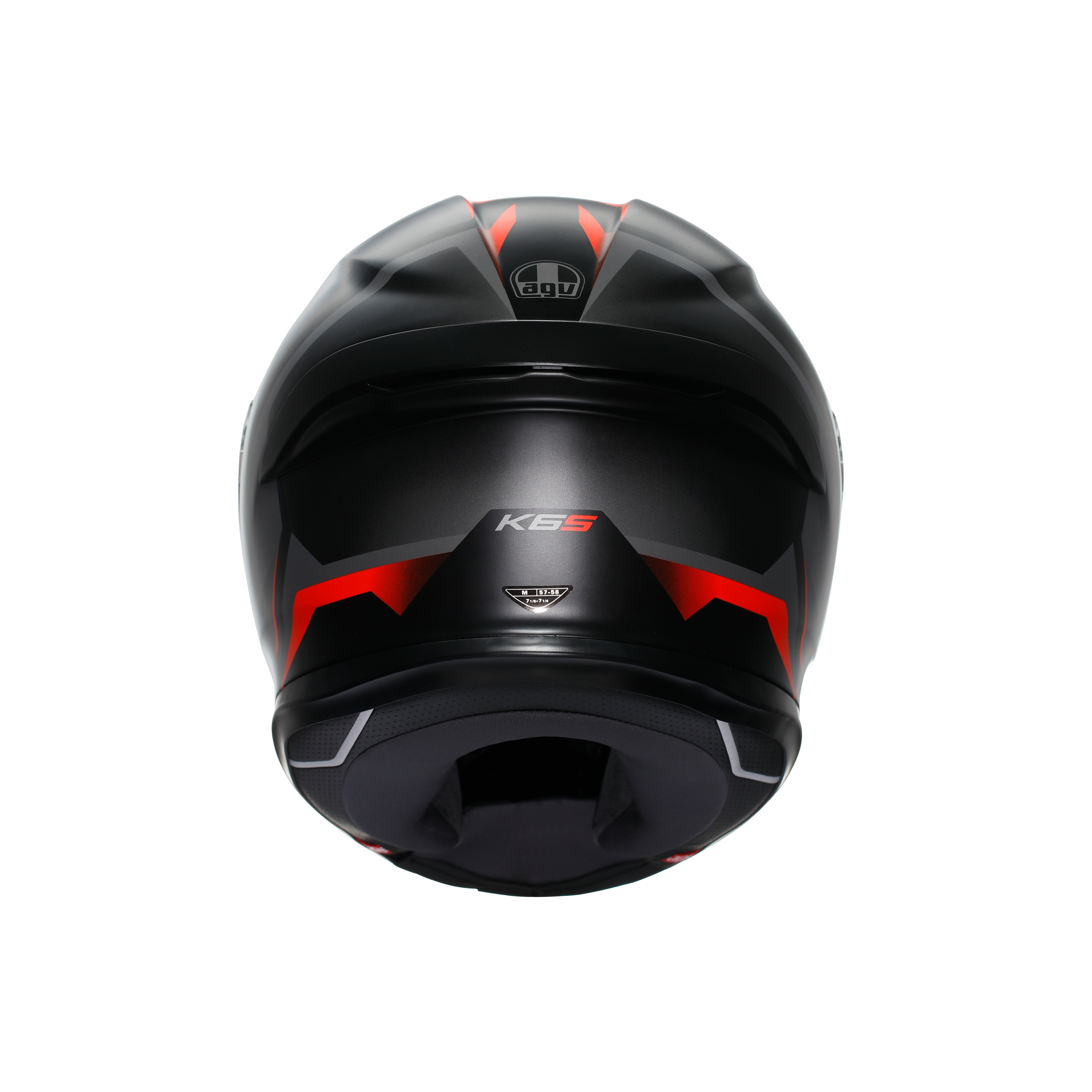 Agv K6 S Karve Matt Black Grey Red Kapalı Kask