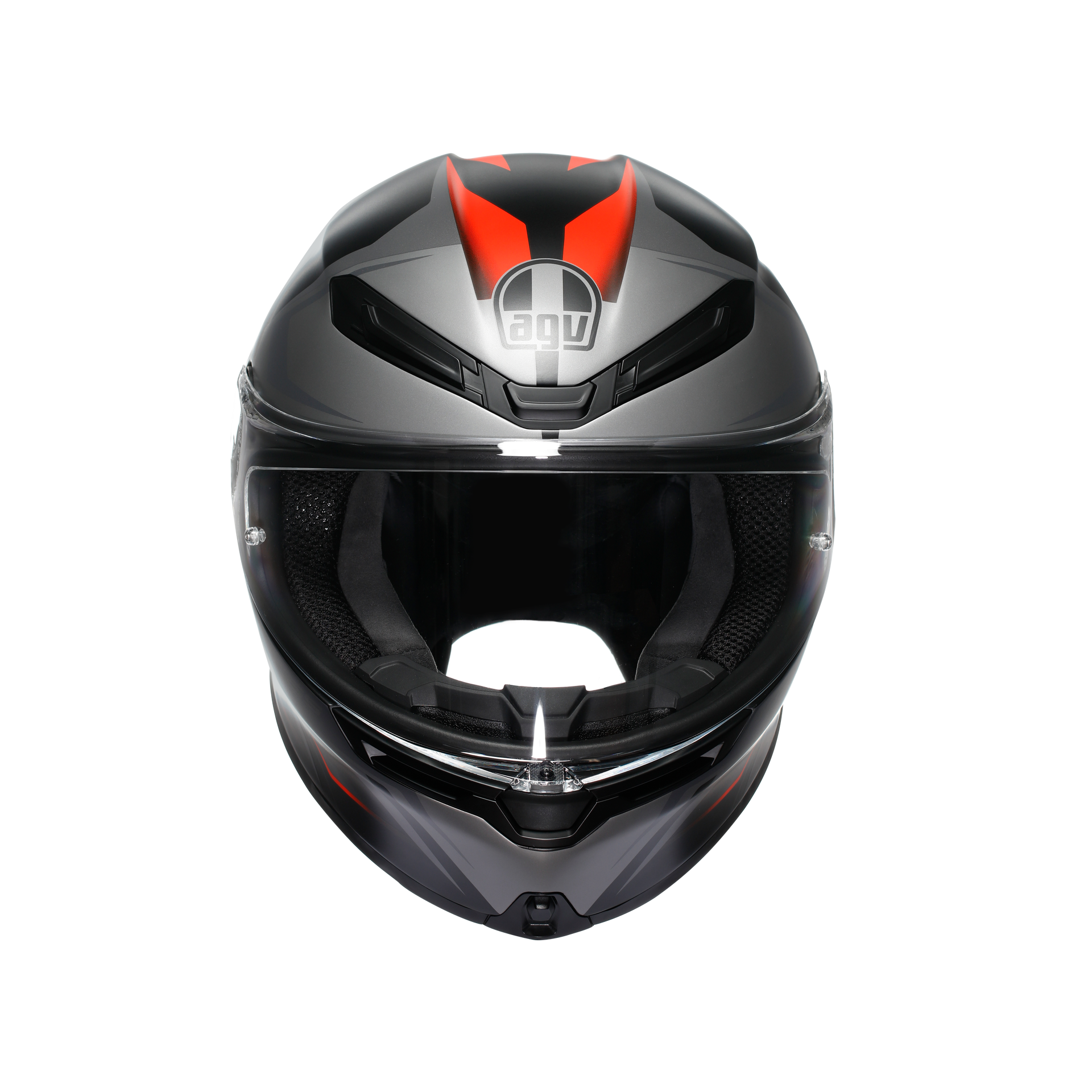 Agv K6 S Karve Matt Black Grey Red Kapalı Kask