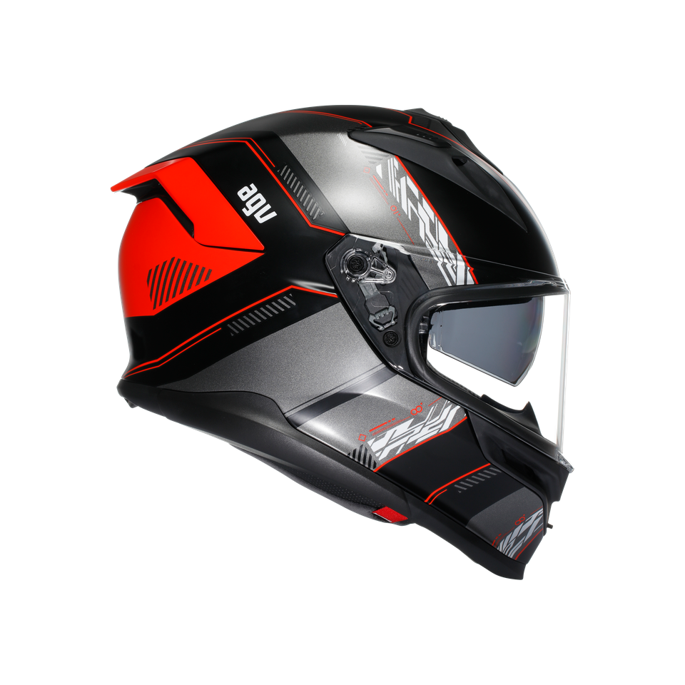 Agv K7 MPLK Kyber Matt Black Red Kapalı Kask