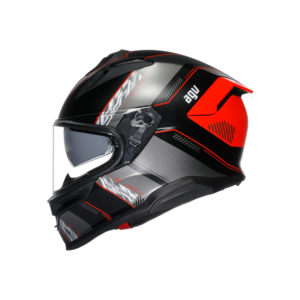 Agv K7 MPLK Kyber Matt Black Red Kapalı Kask