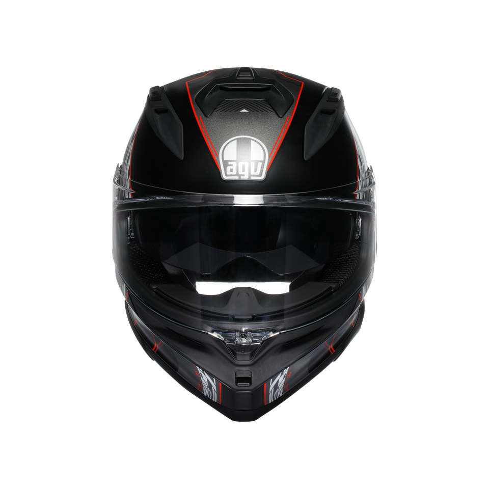 Agv K7 MPLK Kyber Matt Black Red Kapalı Kask