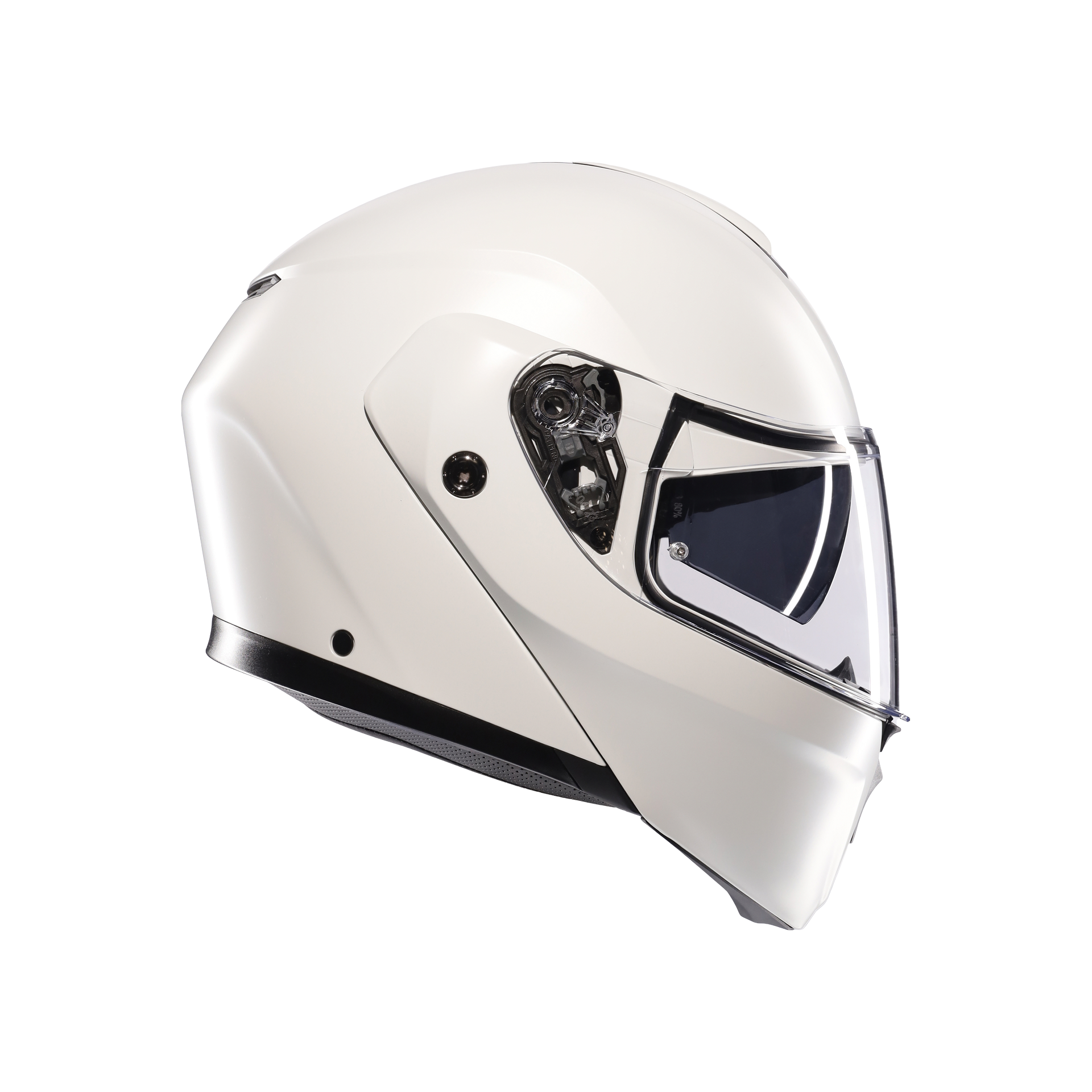 Agv Streetmodular Mono Matt Materia White Çene Açılır Kask