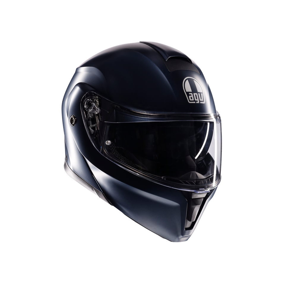 Agv Streetmodular Mono Matt Profondo Blue Çene Açılır Kask