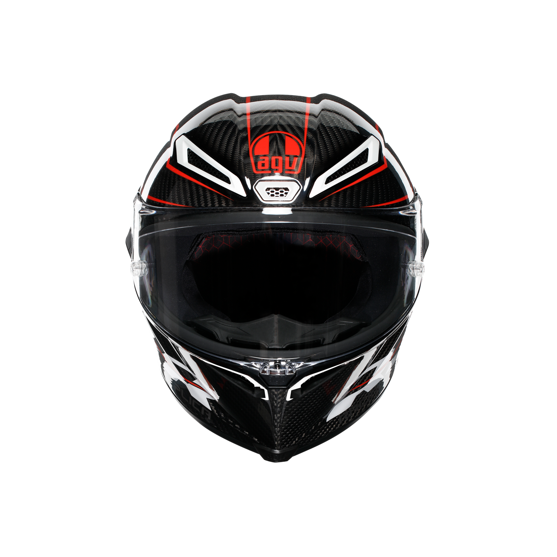 Agv Pista GP RR Mplk Performance Carbon Blk Red Kapalı Kask