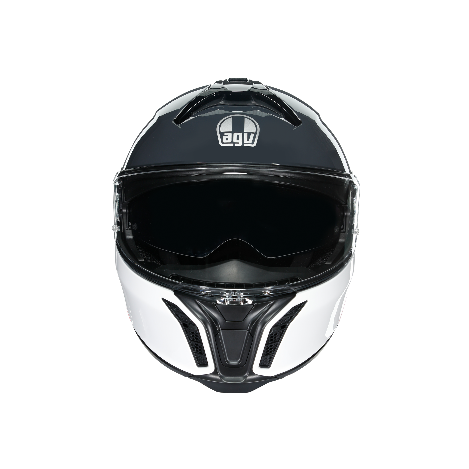 Agv Tourmodular Mlt Balance White Grey Red Çene Açılır Kask