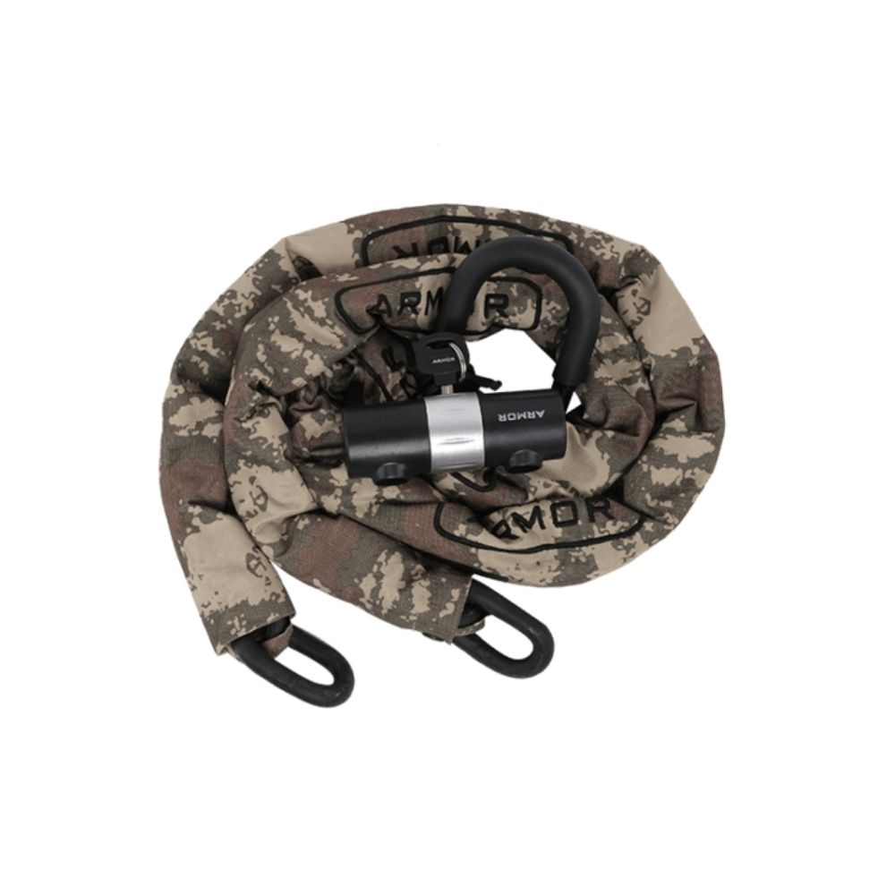 Armor Military Serisi Dövme Çelik Zincir Kilit (14mm*1.8mt) + U Bar Kilit