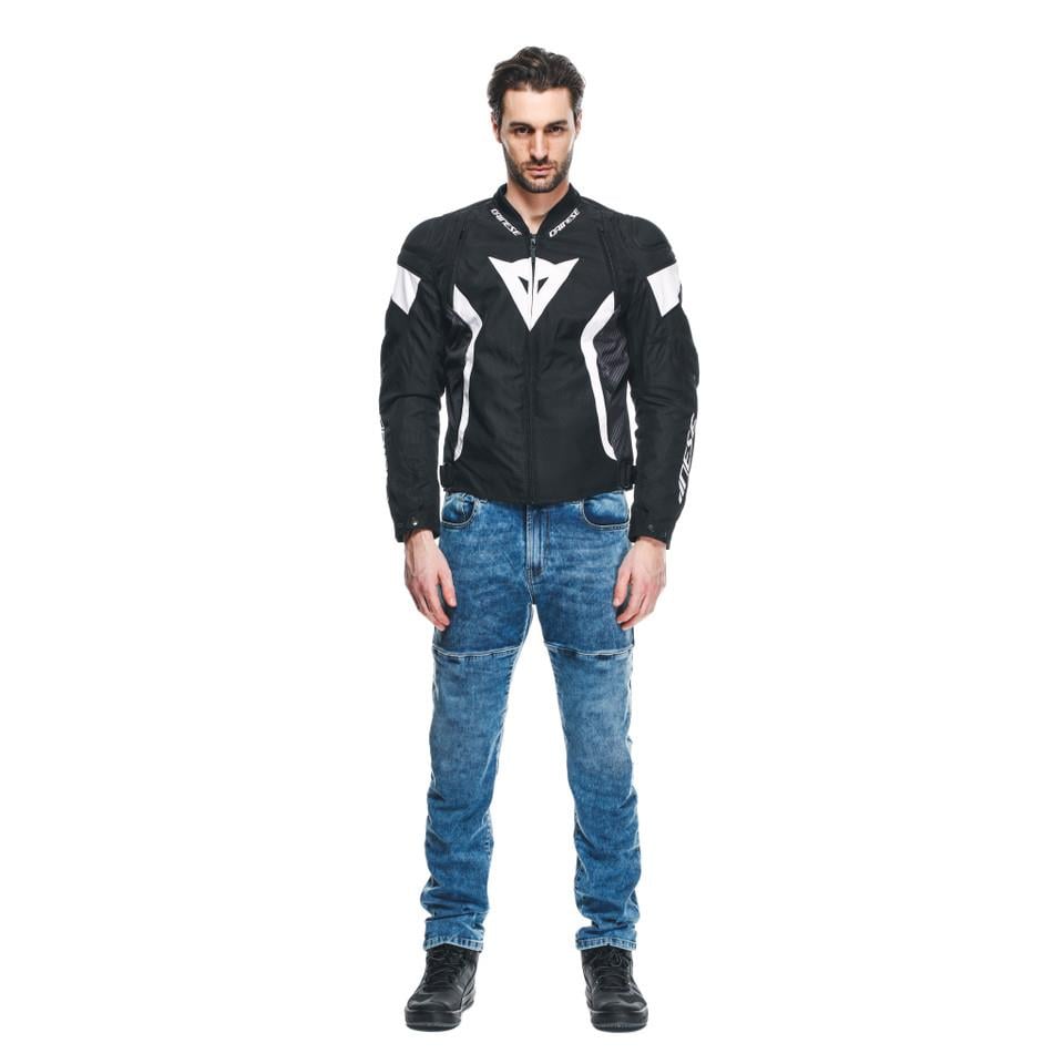 Dainese Avro 5 Black White Tekstil Mont