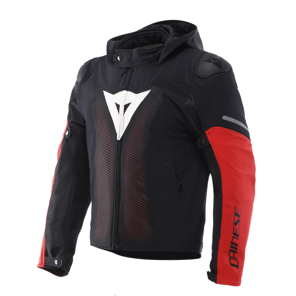 Dainese Super Sprint Black White Red Air Tekstil Mont