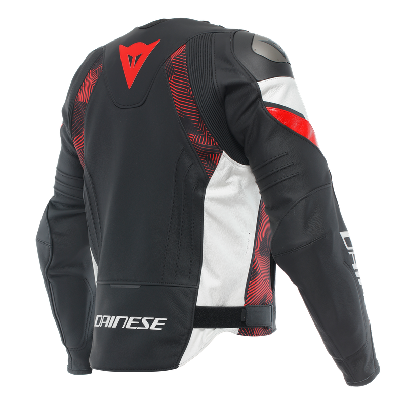 Dainese Avro 5 Blk Red Lava White Deri Mont