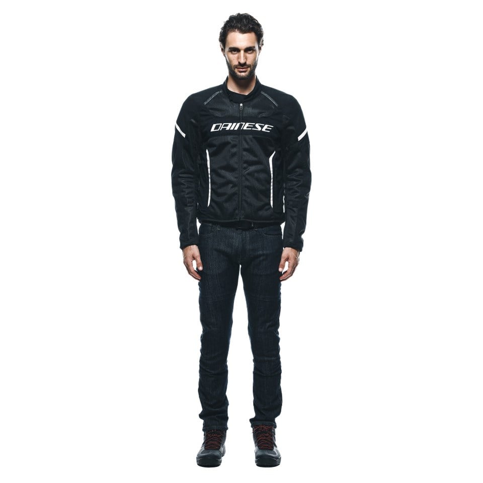 Dainese Air Frame 3 Black White Tekstil Mont