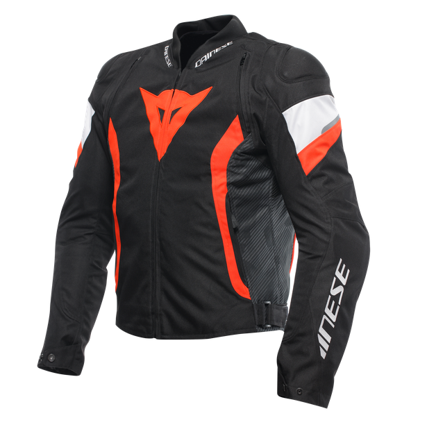 Dainese Avro 5 Black Red Fluo White Tekstil Mont