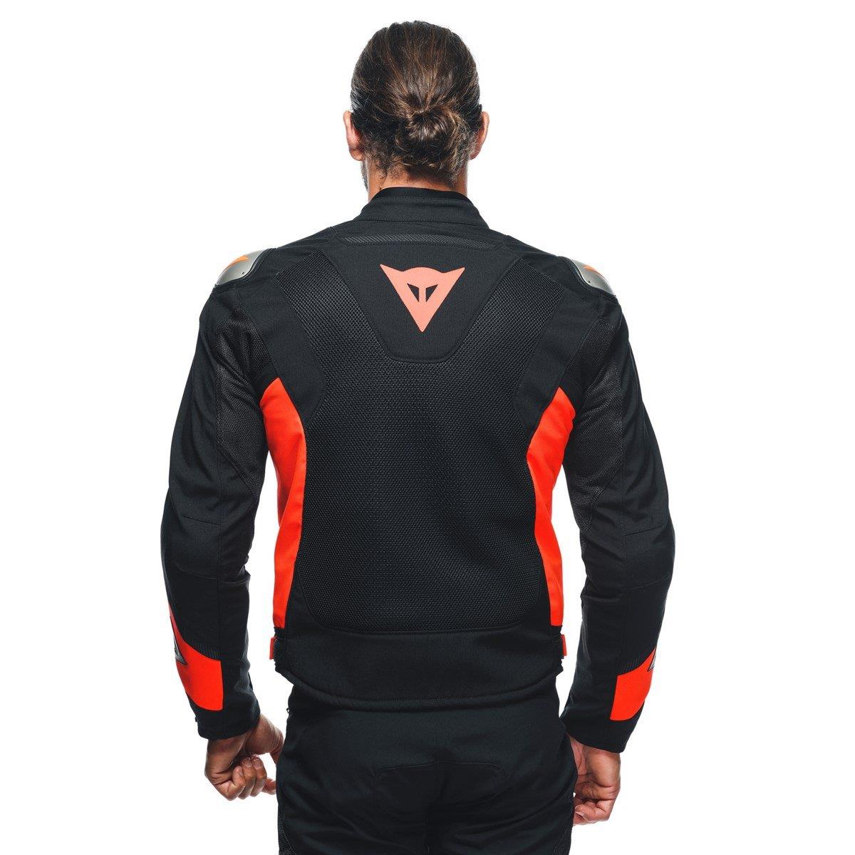 Dainese Energyca Air Black Fluo Red Tekstil Mont
