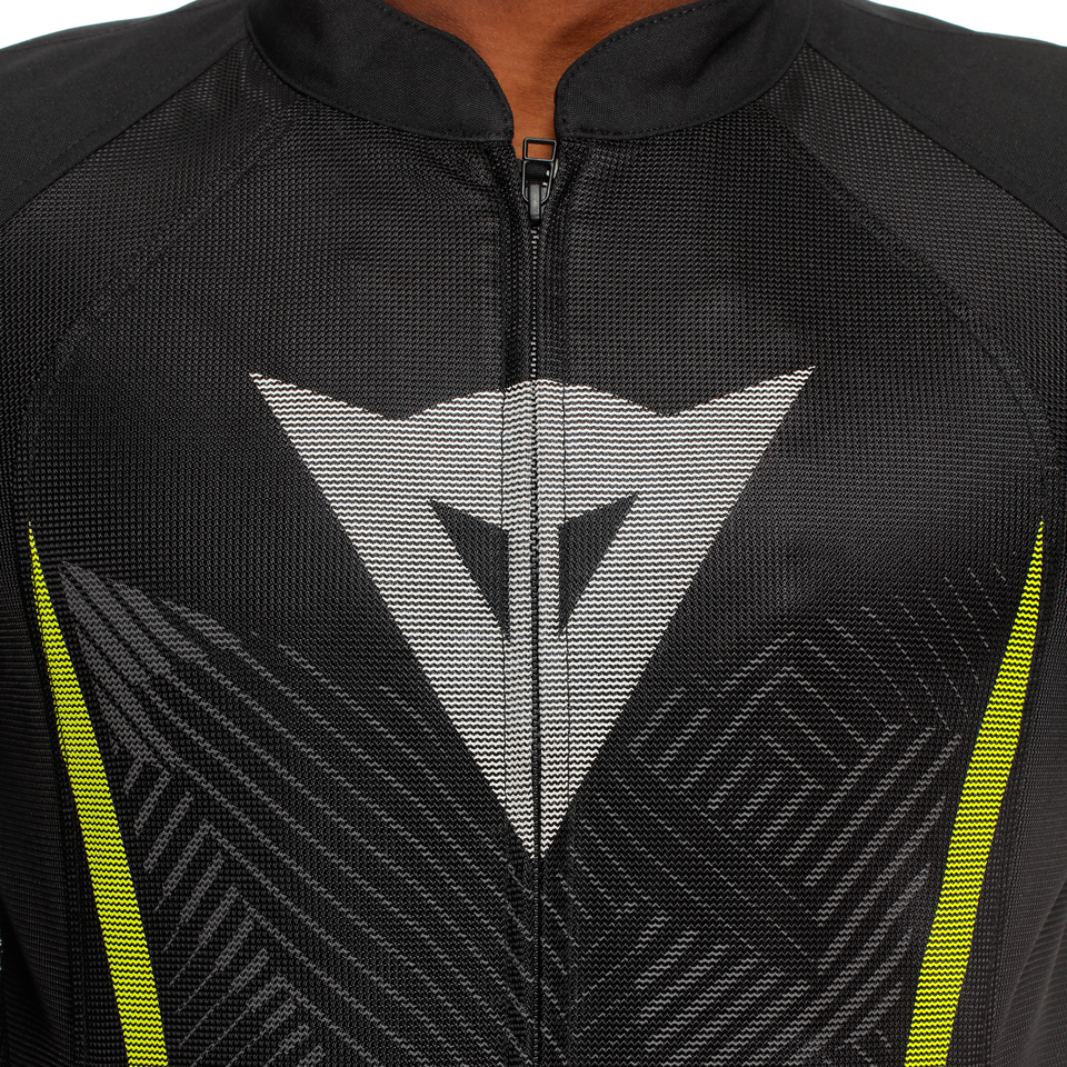 Dainese Herosphere Black White Yellow Fluo Air Tekstil Mont