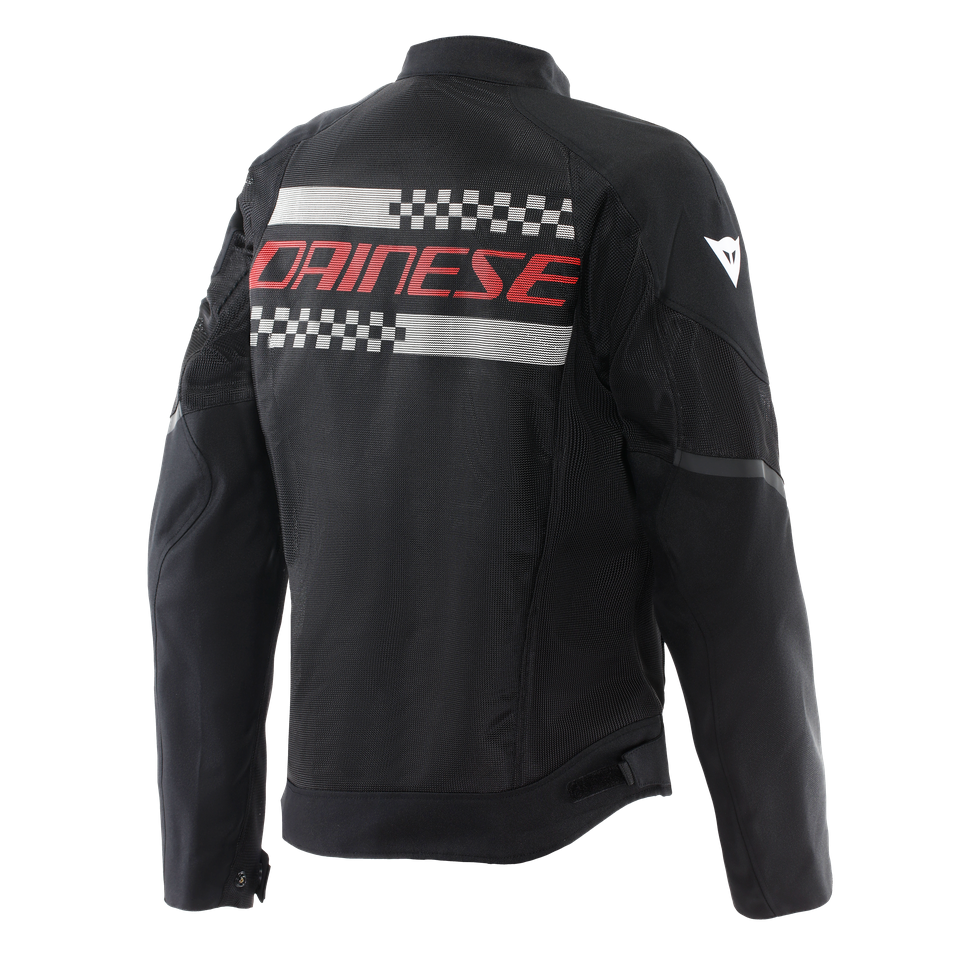 Dainese Herosphere Black White Stripes Red Air Tekstil Mont