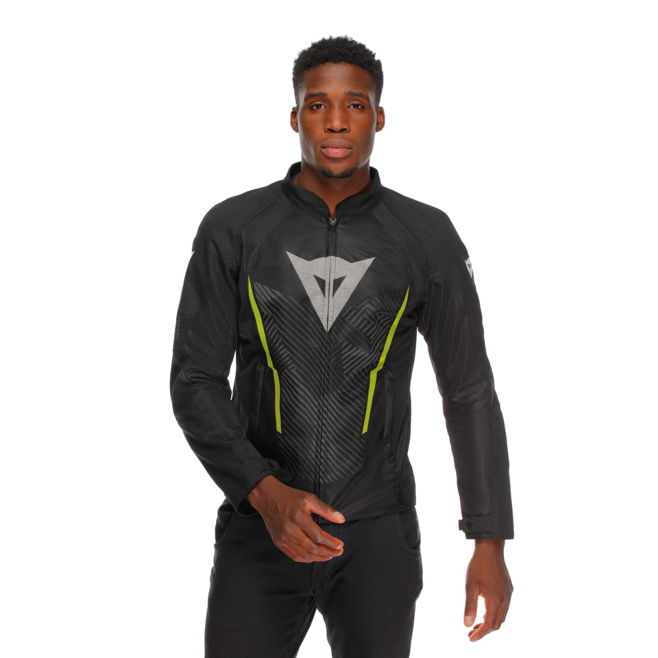 Dainese Herosphere Black White Yellow Fluo Air Tekstil Mont