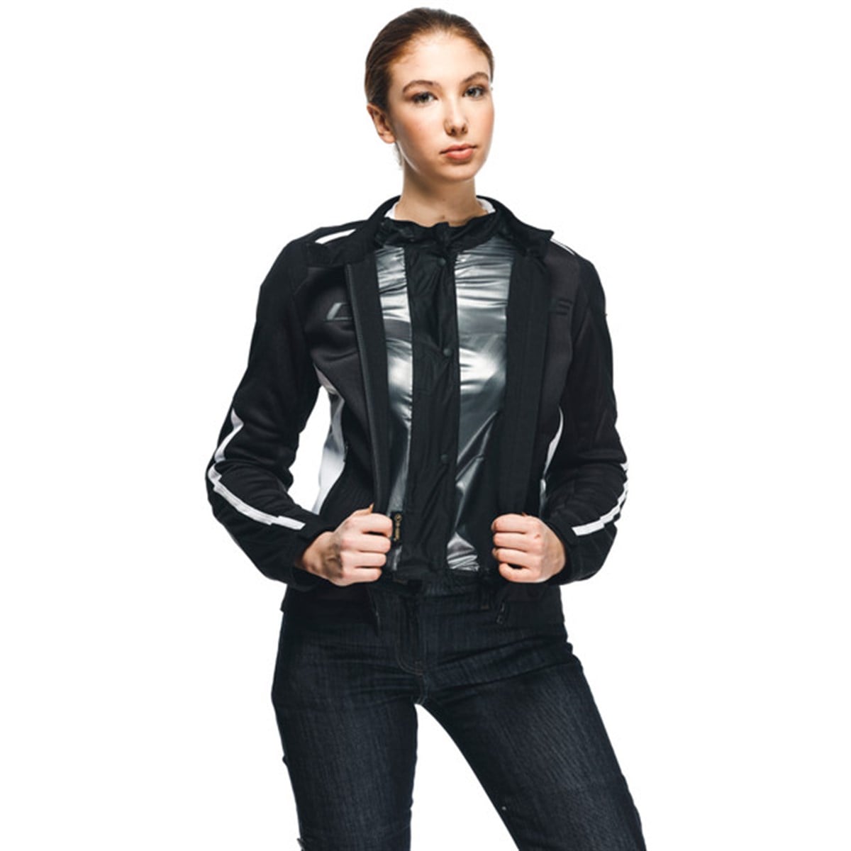 Dainese Hydraflux 2 Air  Black White Kadın D-Dry Mont   