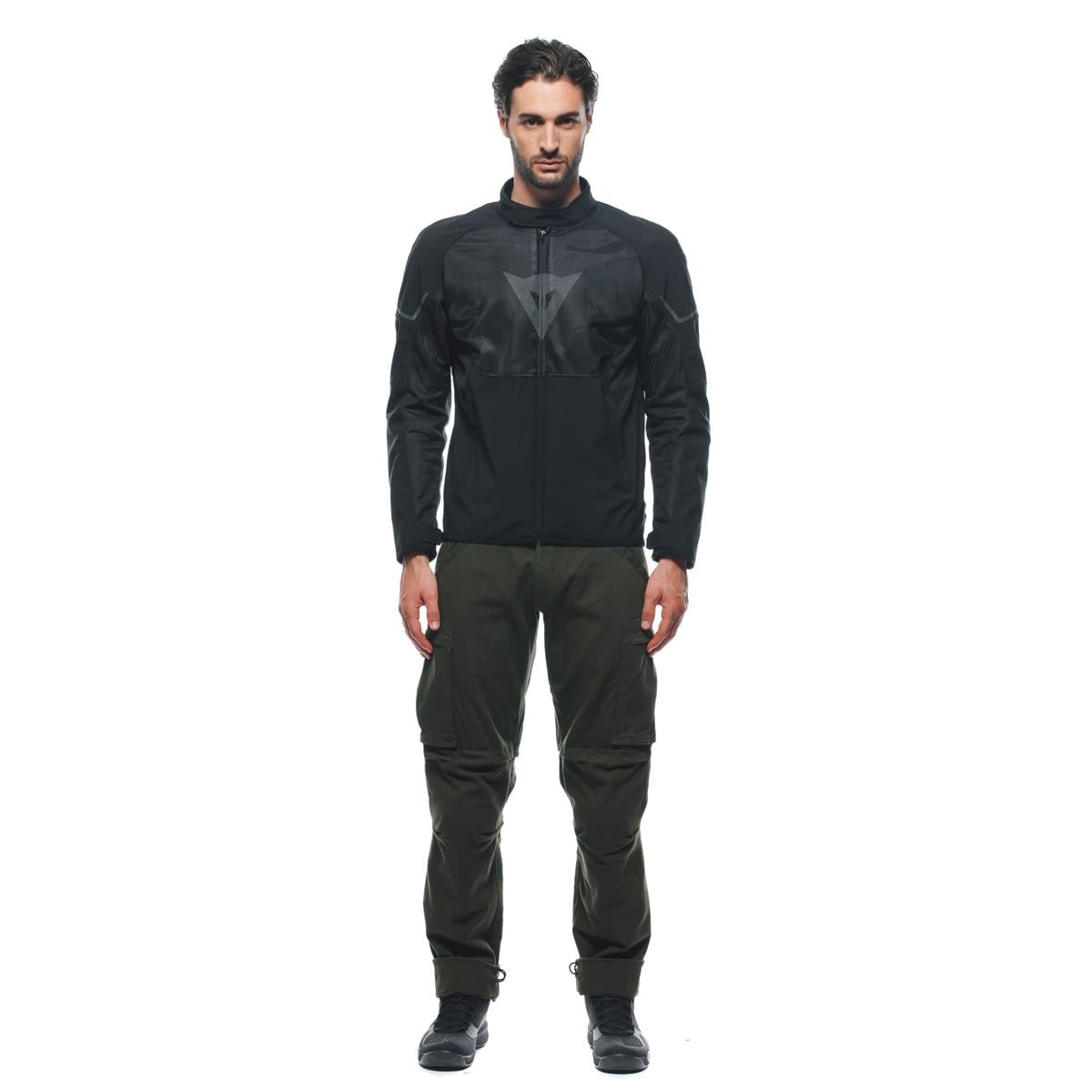 Dainese İgnite  Black Gray Reflex Air Tekstil Mont