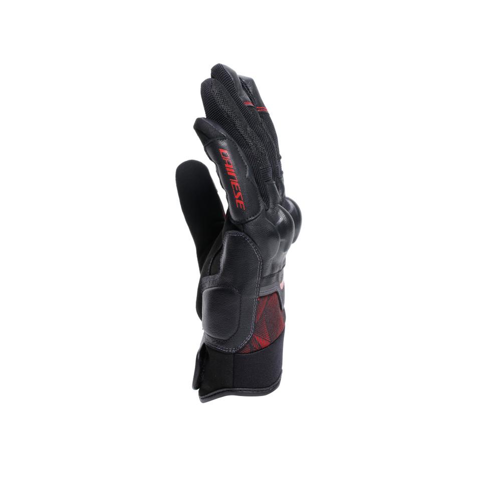 Dainese Ermex Black Red Lava Tekstil Eldiven