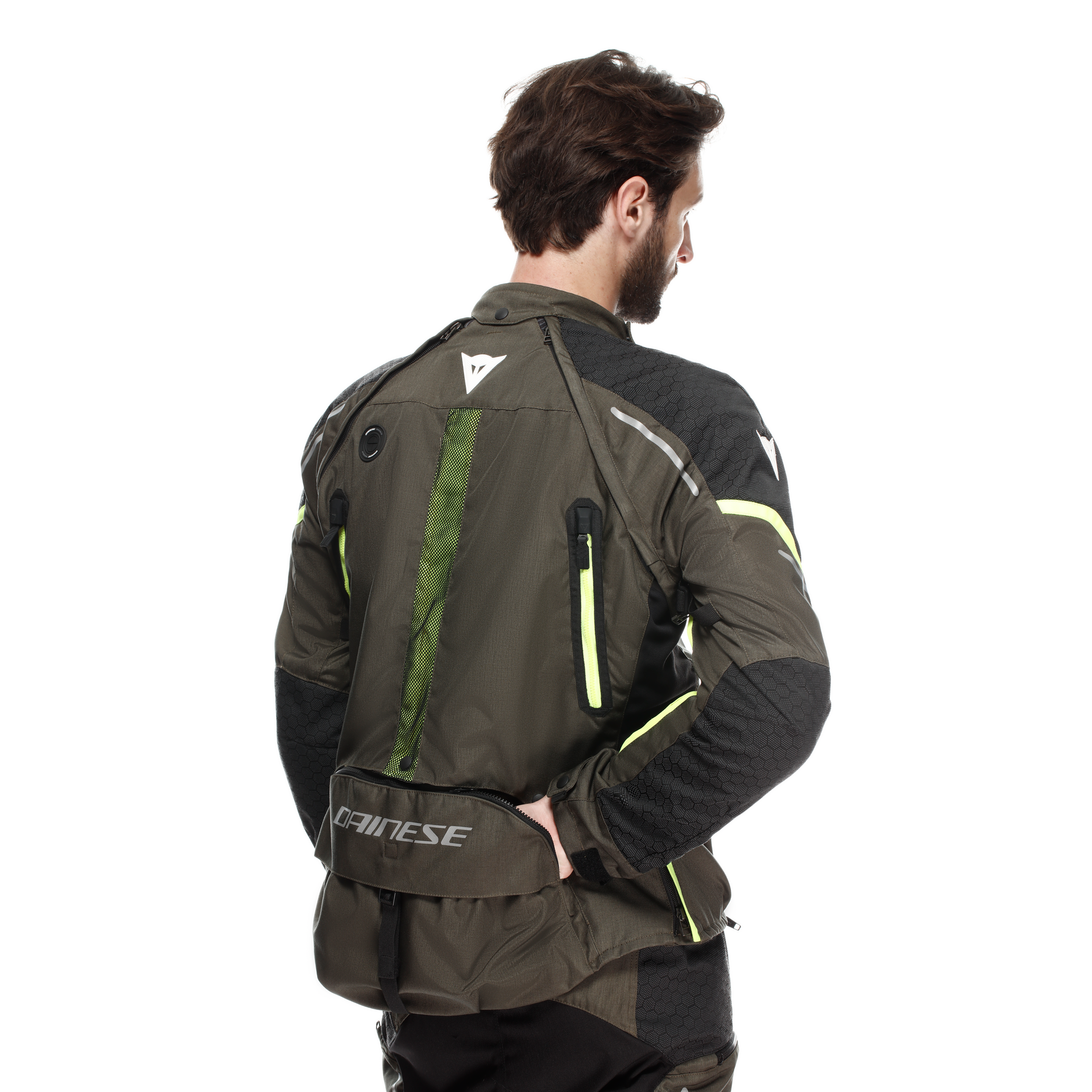 Dainese Super Adventure Black Fluo Yellow ABSØLUTESHELL™ Mont