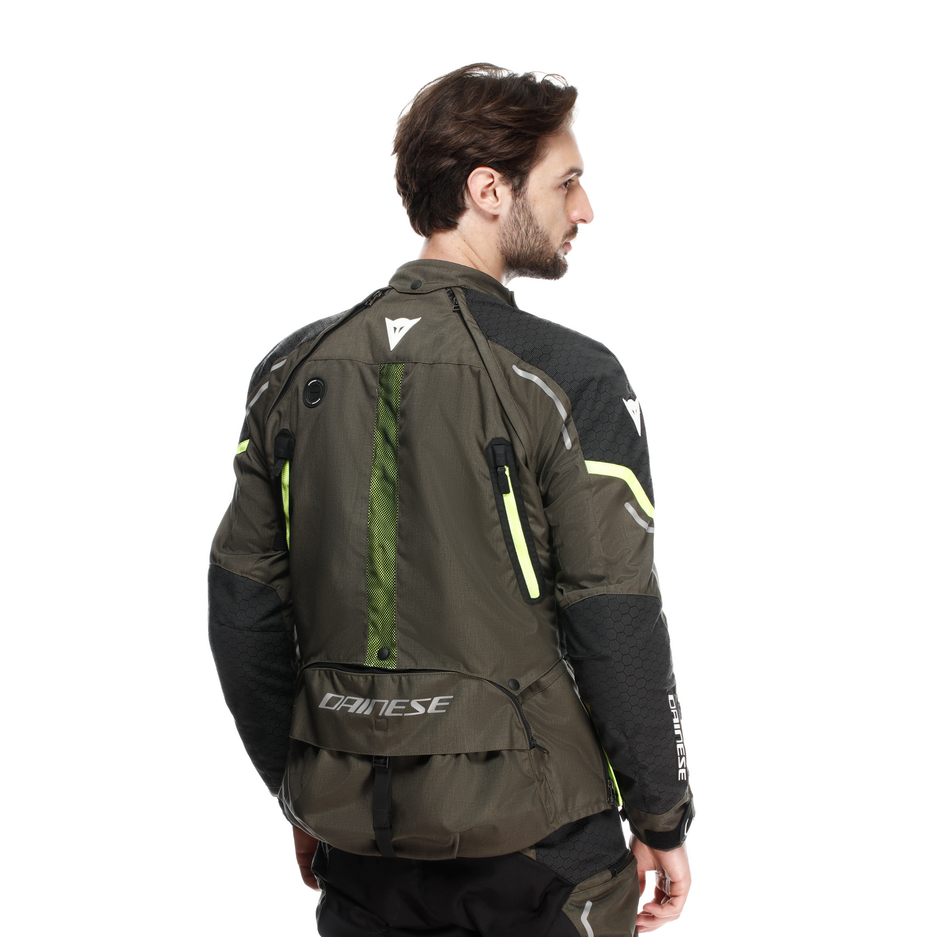 Dainese Super Adventure Black Fluo Yellow ABSØLUTESHELL™ Mont