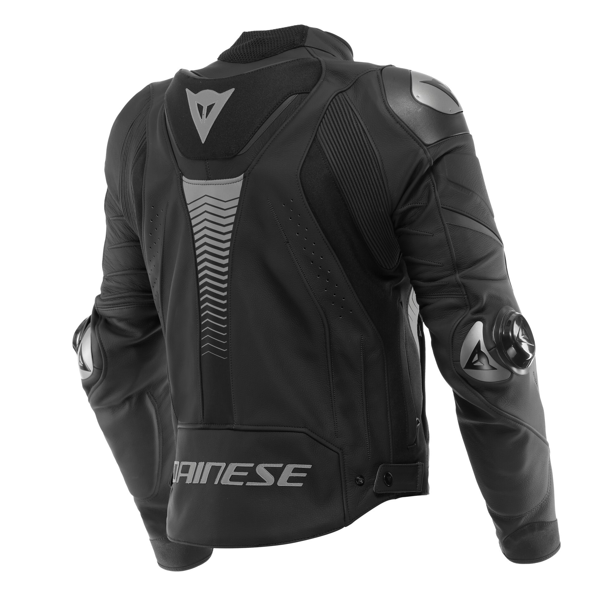Dainese Super Speed 4 Black Matt Charcoal Gray Deri Mont