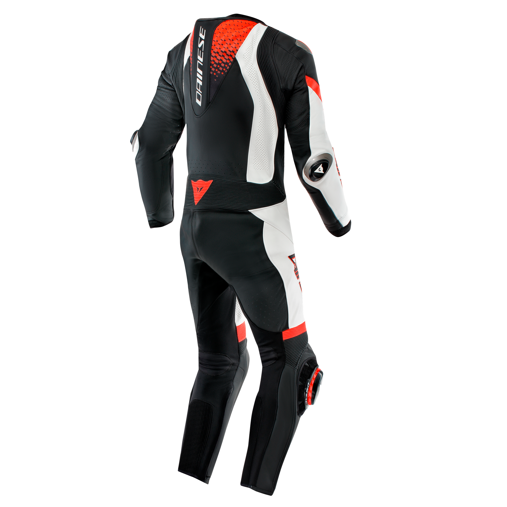 Dainese Laguna Seca 6 Perf Lthr Blk White Red Fluo Tulum