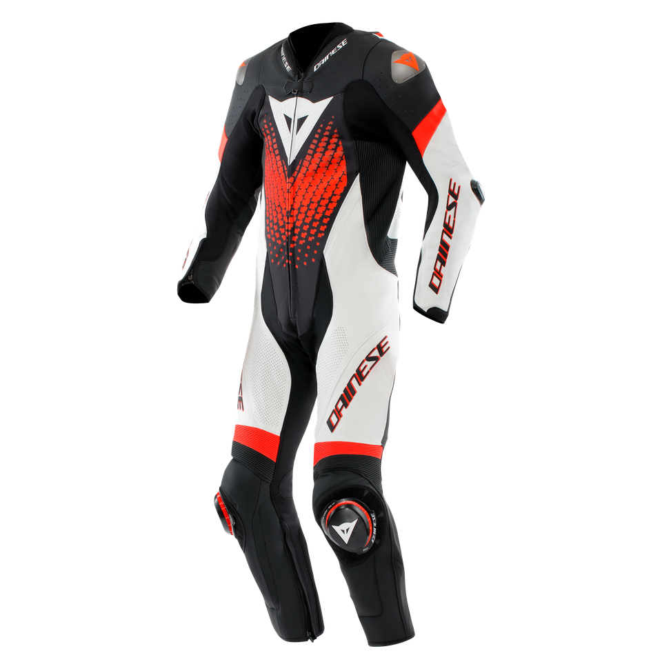 Dainese Laguna Seca 6 Perf Lthr Blk White Red Fluo Tulum