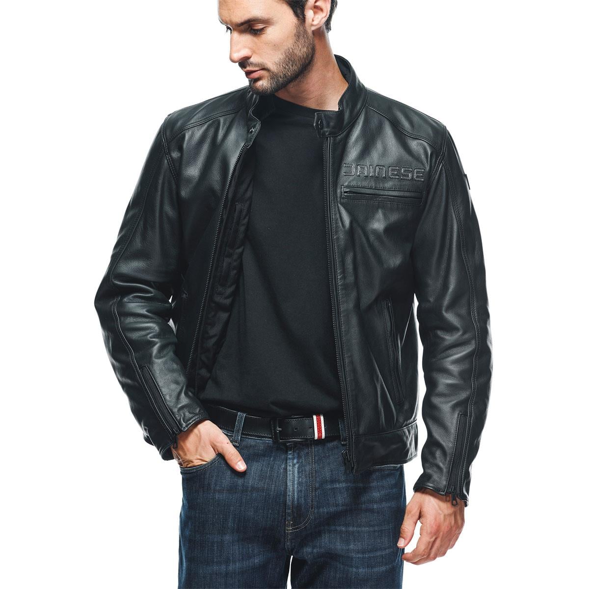 Dainese Zaurax Black Deri Mont