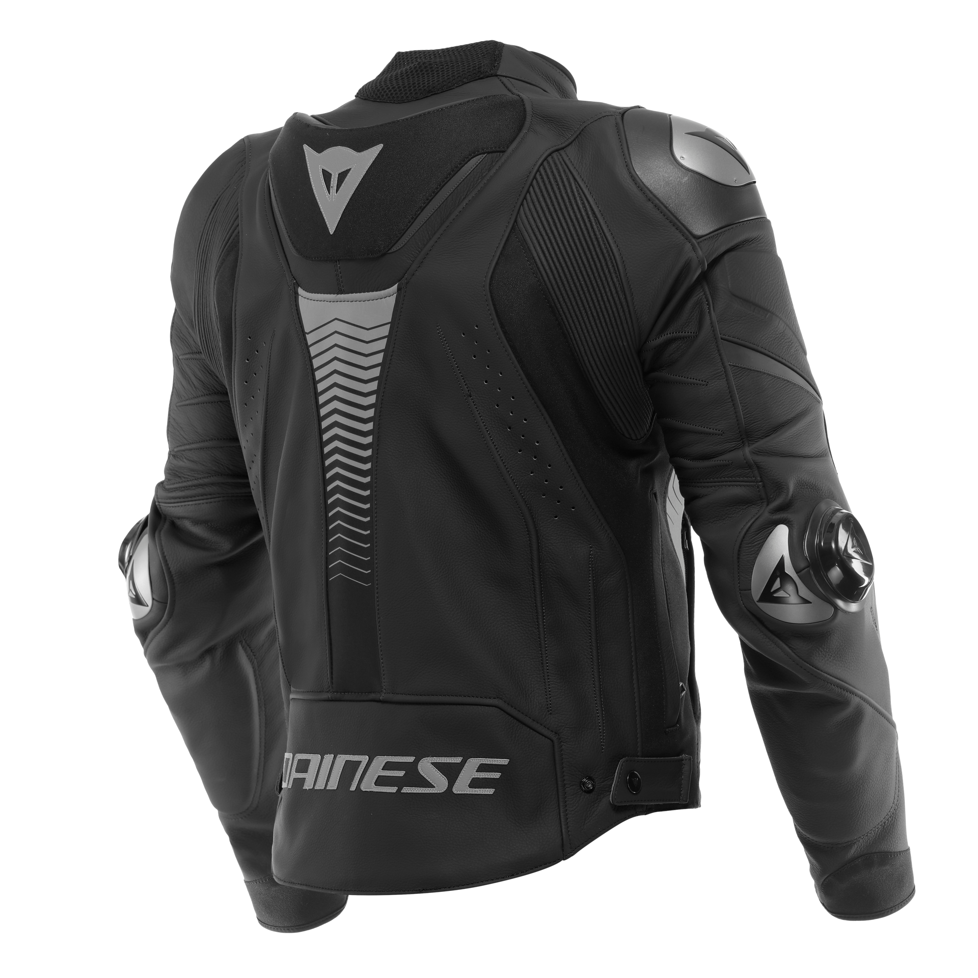 Dainese Super Speed 4 Black Matt Charcoal Gray Deri Mont