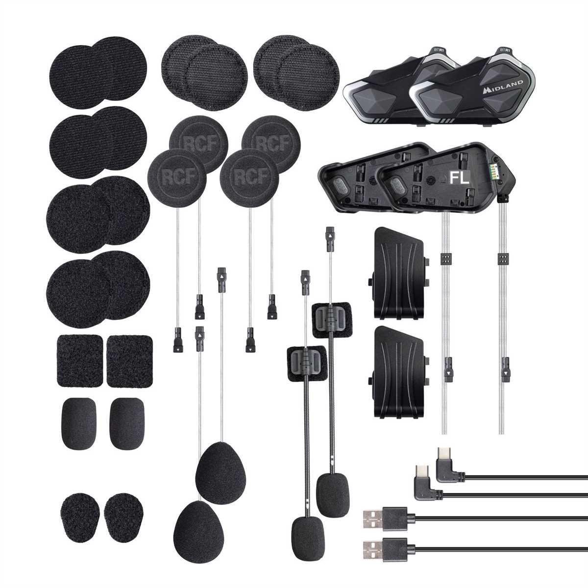 Midland BTR1 Çift İnterkom (RCF kulaklık Dahil) 