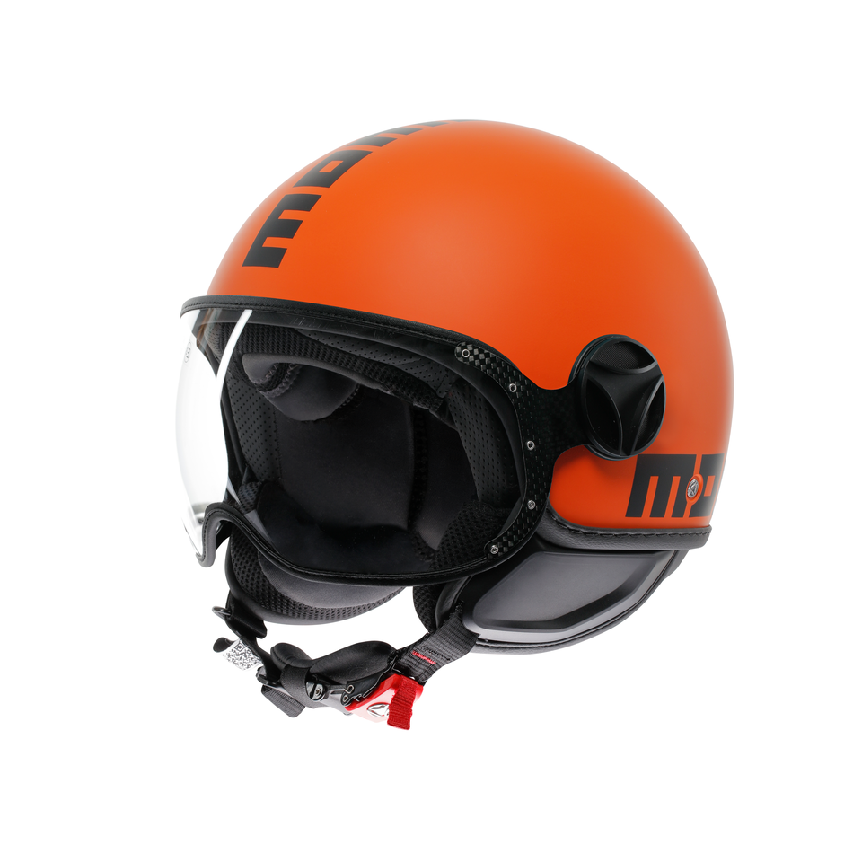 Momodesign Fgtr Classic Matt Orange Black Açık Kask