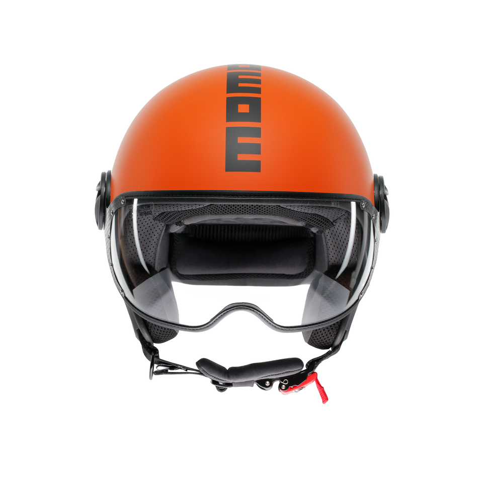 Momodesign Fgtr Classic Matt Orange Black Açık Kask