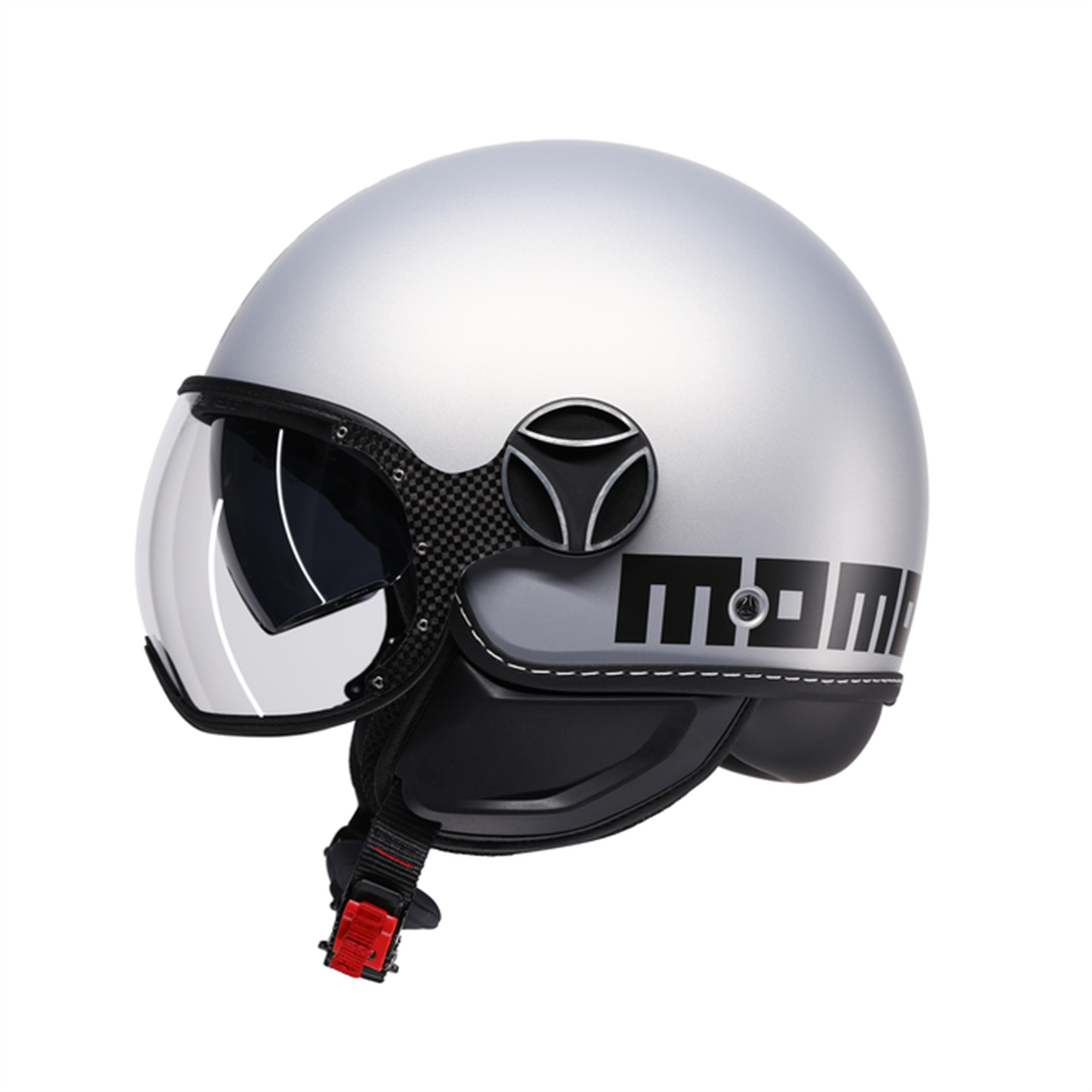 Momodesign Fgtr Evo Hip Matt Grey Cerulean Grey Açık Kask