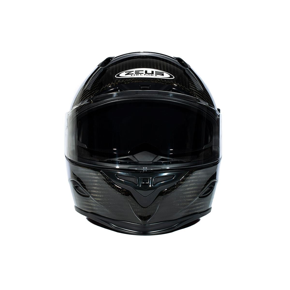 Zeus ZS-1800B Gloss Carbon Kapalı Kask