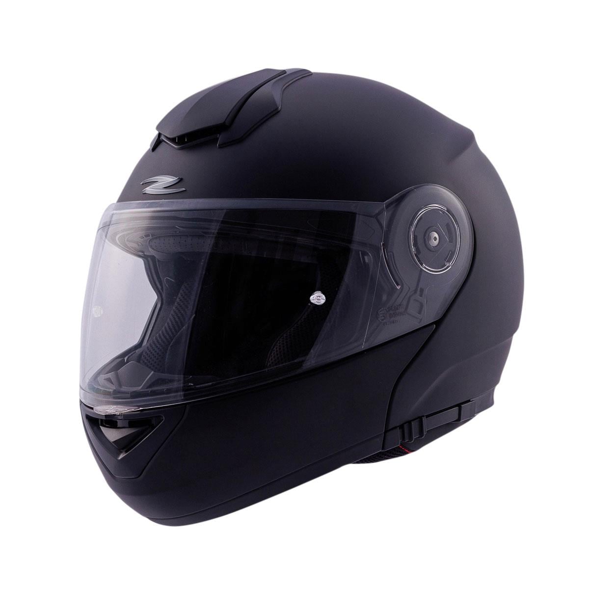 Zeus ZS-3050 Matt Black Çene Açılır Kask