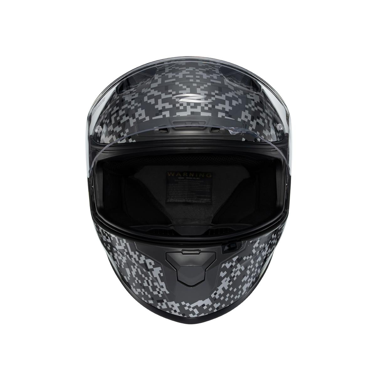 Zeus ZS-826 BK23 Yellow Kapalı Kask (Pinlock Dahil)