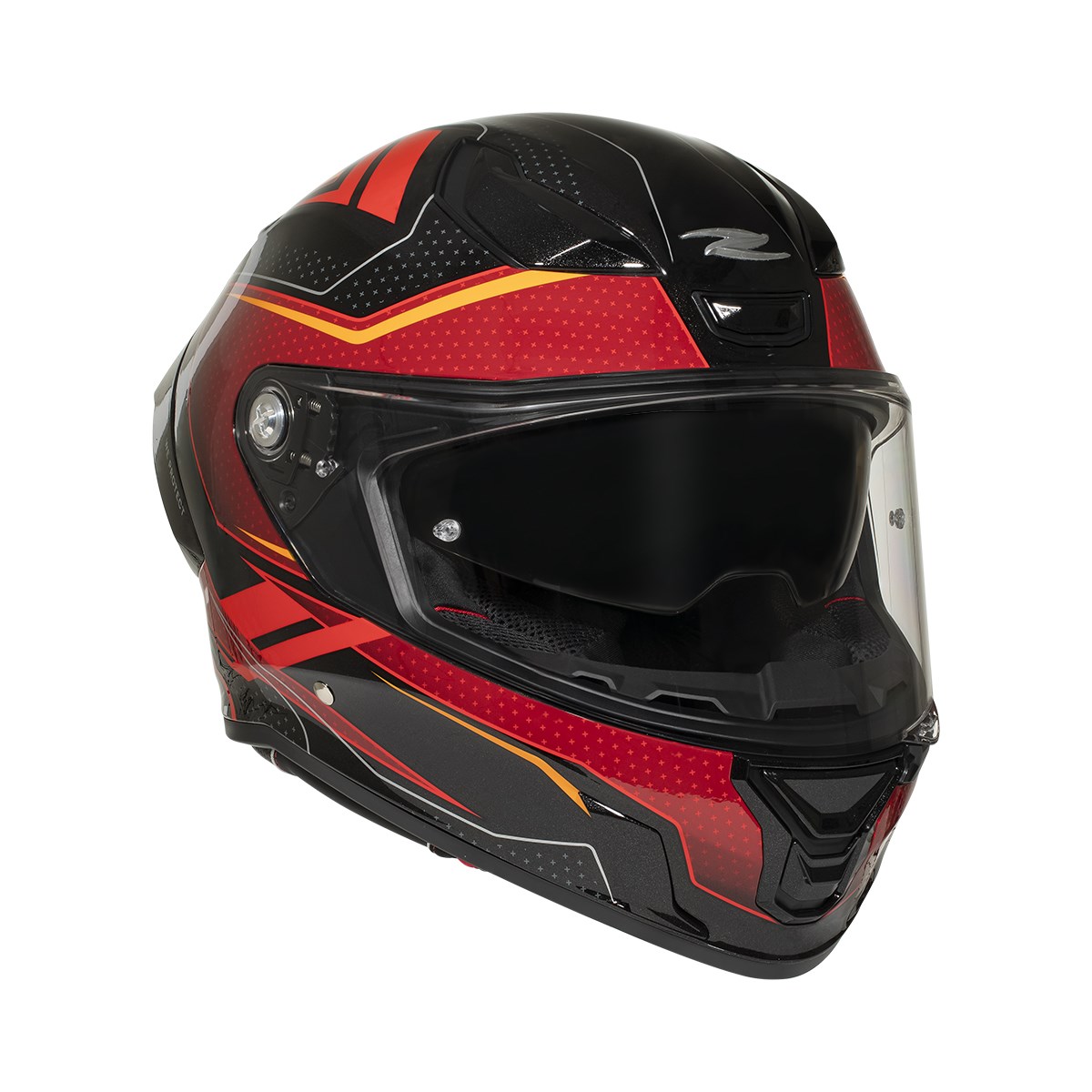 Zeus ZS-837A AZ3 Black Red Kapalı Kask