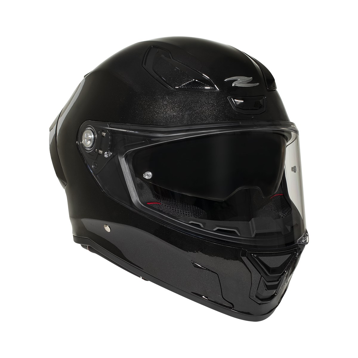 Zeus ZS-837A Pearl Black Kapalı Kask