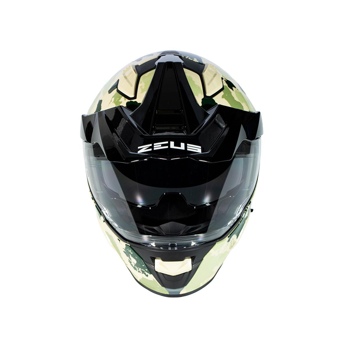Zeus ZS-913 B6F Yellow Green Kapalı Kask
