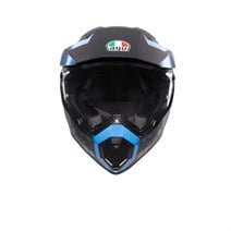 Agv AX9 Multi Antartica Matt Black/Cyan Kapalı Kask