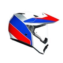 Agv AX9 Multi Atlante White Blue Red Kapalı Kask