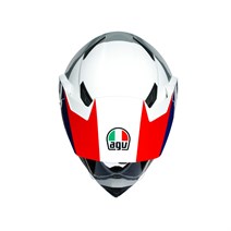 Agv AX9 Multi Atlante White Blue Red Kapalı Kask