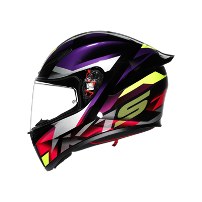Agv K1 S Fastlap Black Purple Pink Kapalı Kask