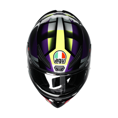 Agv K1 S Fastlap Black Purple Pink Kapalı Kask