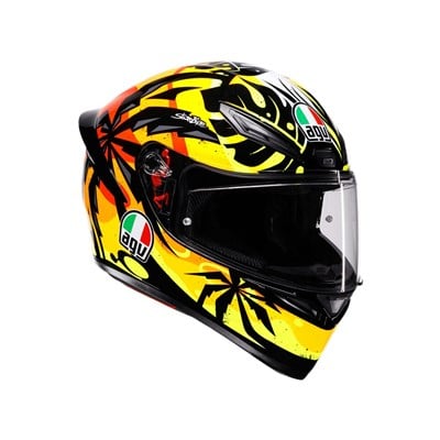 Agv K1 S Tropicrush Black Orange Kapalı Kask