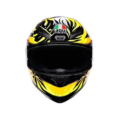 Agv K1 S Tropicrush Black Orange Kapalı Kask