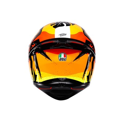 Agv K1 S Tropicrush Black Orange Kapalı Kask
