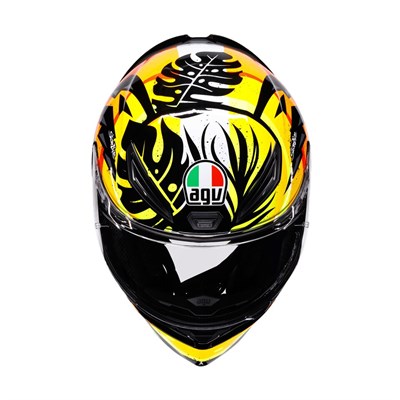 Agv K1 S Tropicrush Black Orange Kapalı Kask
