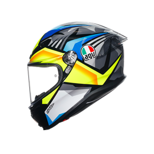Agv K6 S Joan Black Blue Yellow Kapalı Kask