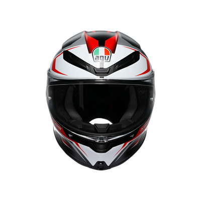 Agv K6 S Karve Matt Black White Red Configuration Kapalı Kask